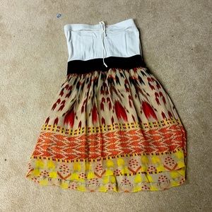 Say What size M juniors short strapless dress.